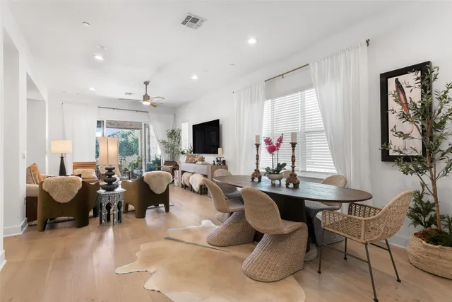 a view of a livingroom with furniture and a living room