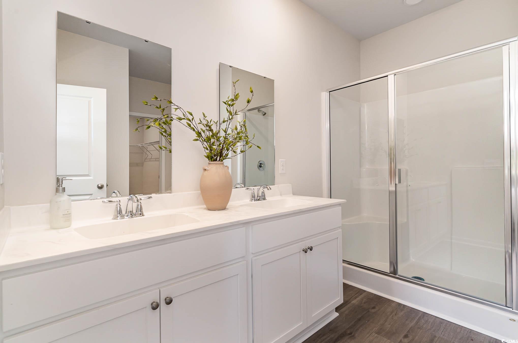 111 Cassina Drive Longs, SC 29568 - Photo 22 of 25 Bathroom featuring hardwood / wood-style flooring,