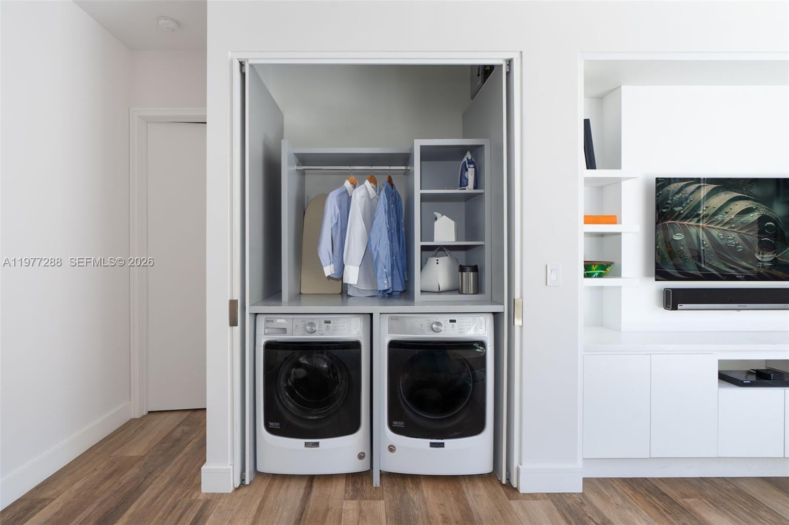 2977 Bridgeport Avenue Miami, FL 33133 - Photo 37 of 49 Laundry closet upstairs