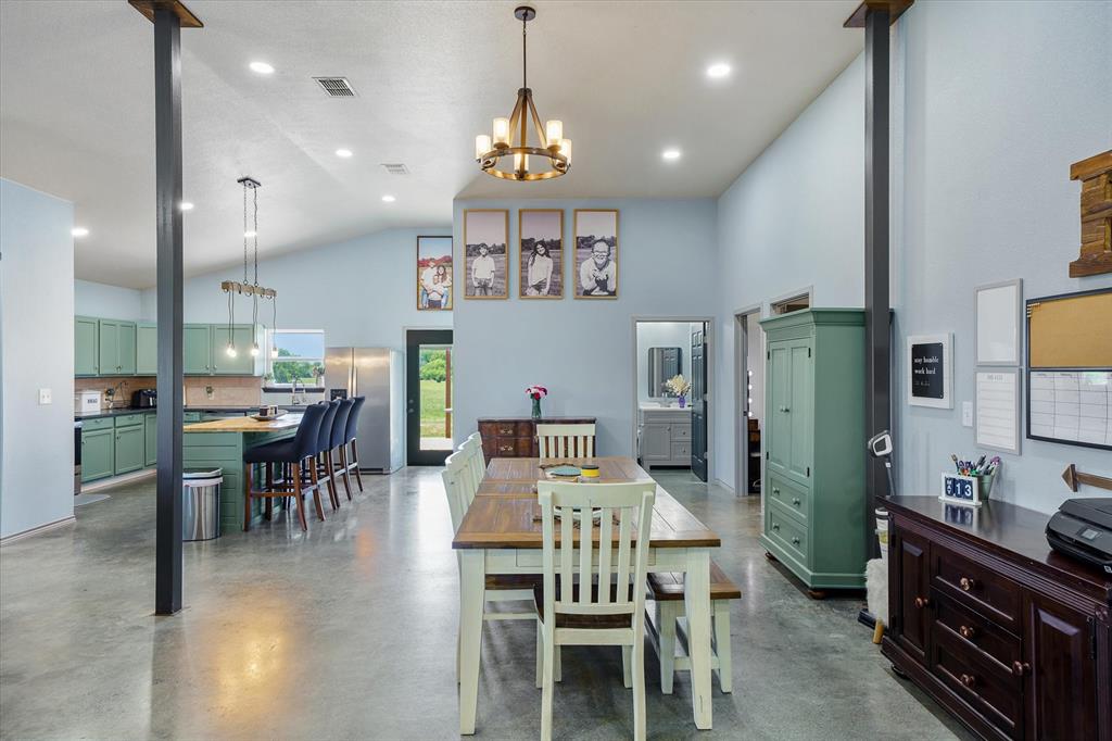 1026 VZ County Road Canton, TX 75103 - Photo 20 of 40 a view of a dining room with furniture window and wooden floor