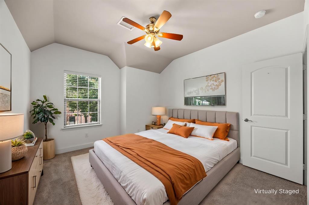 4696 Cecile Road Plano, TX 75024 - Photo 24 of 31 Secondary Bedroom 2 Virtually Staged