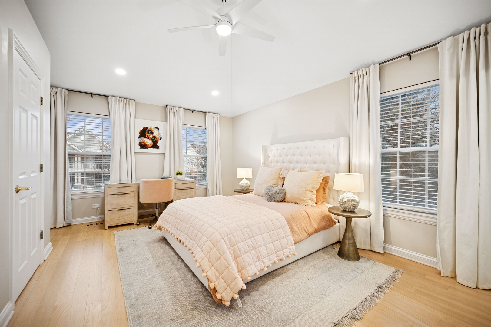 1725 Annapolis Drive Glenview, IL 60026 - Photo 19 of 38 a bedroom with a large bed and a window