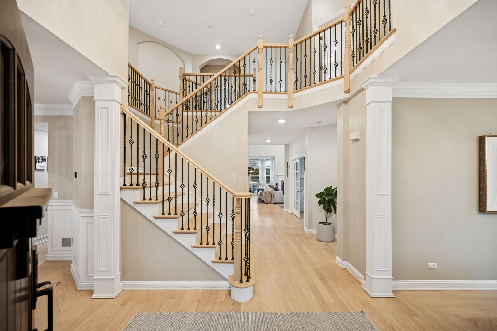 1725 Annapolis Drive Glenview, IL 60026 - Photo 2 of 38 a view of entryway and hall with wooden floor