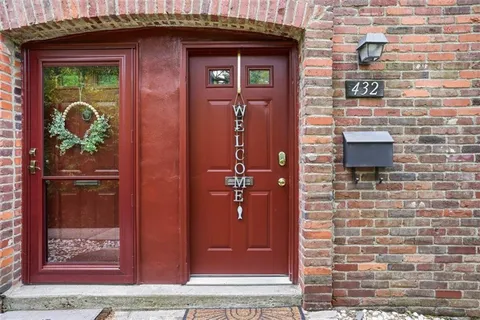 a view of front door of house with front door
