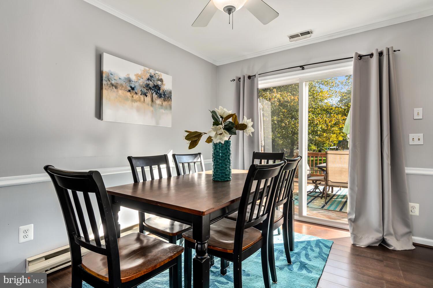 227 Ackerman Road Stevensville, MD 21666 - Photo 8 of 47 Dining Room off Kitchen Leads to Huge Deck
