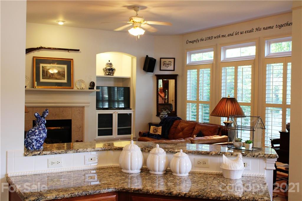 3022 Colonel Springs Way, Unit 171 Fort Mill, SC 29708 - Photo 8 of 30 a living room with fireplace furniture and a large window