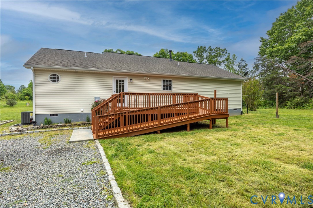 5 Walters Way Bumpass, VA 23024 - Photo 27 of 28 a view of a house with a yard and sitting area