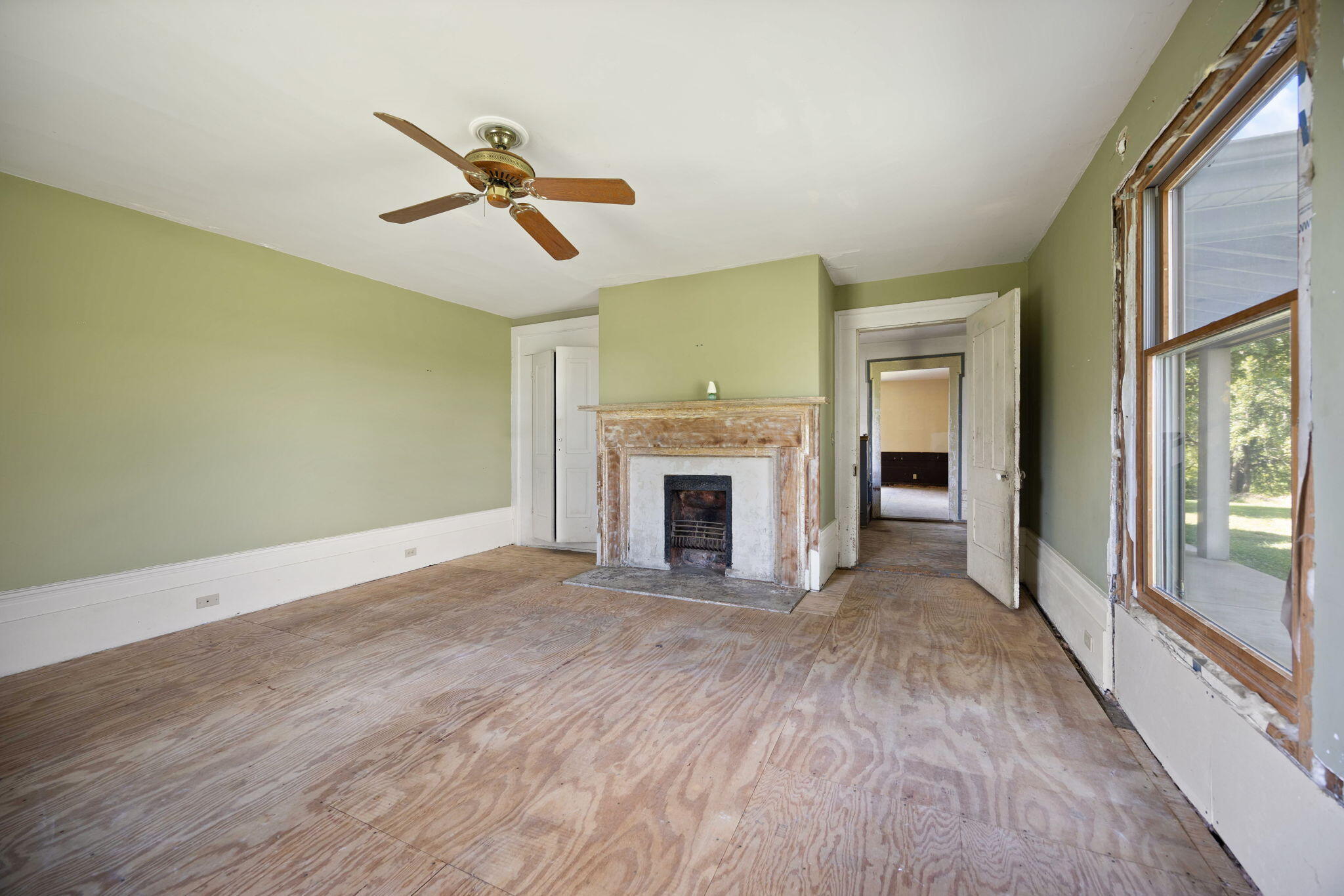 340 Henry Robinson Road Salvisa, KY 40372 - Photo 20 of 53 Primary Bedroom with Fireplace