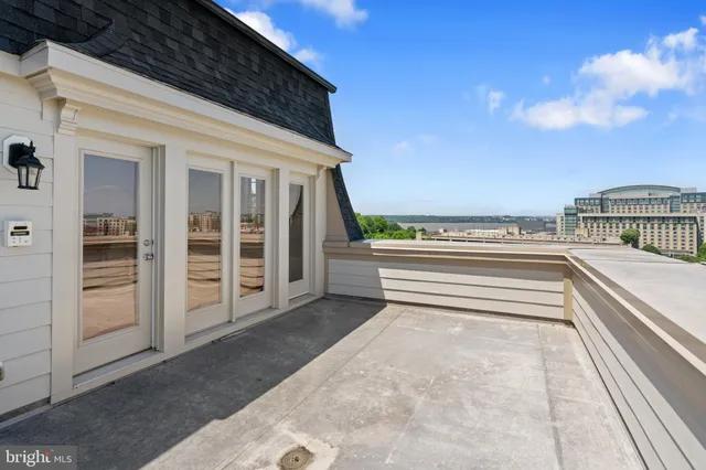 a view of a city with tall buildings