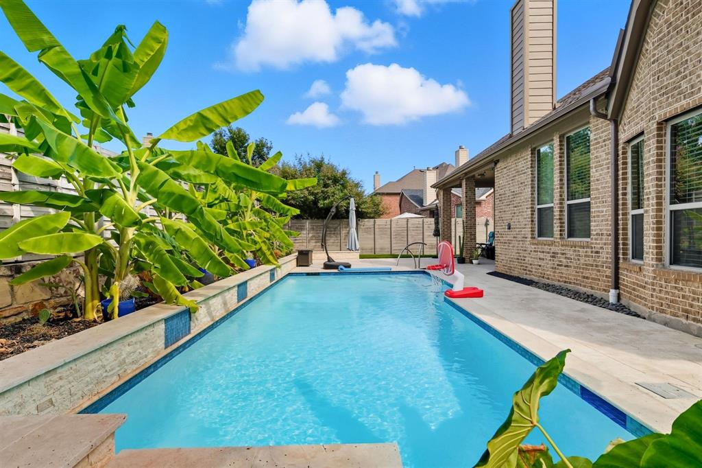 117 Birdcall Lane Argyle, TX 76226 - Photo 40 of 40 View of swimming pool featuring a patio and a fenced backyard