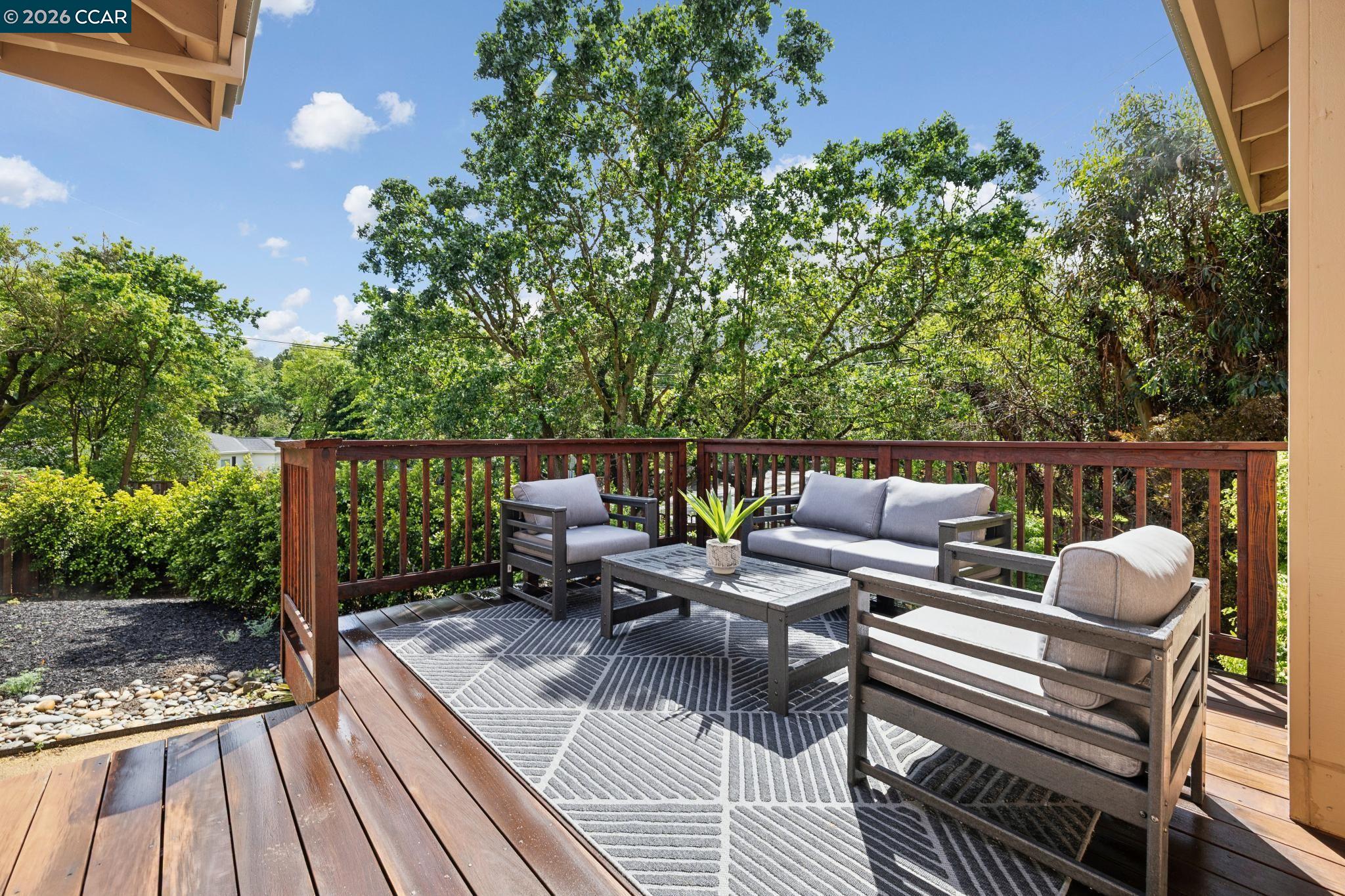 1980 Meadow Road Walnut Creek, CA 94595 - Photo 52 of 59 a terrace view with sitting space and garden view