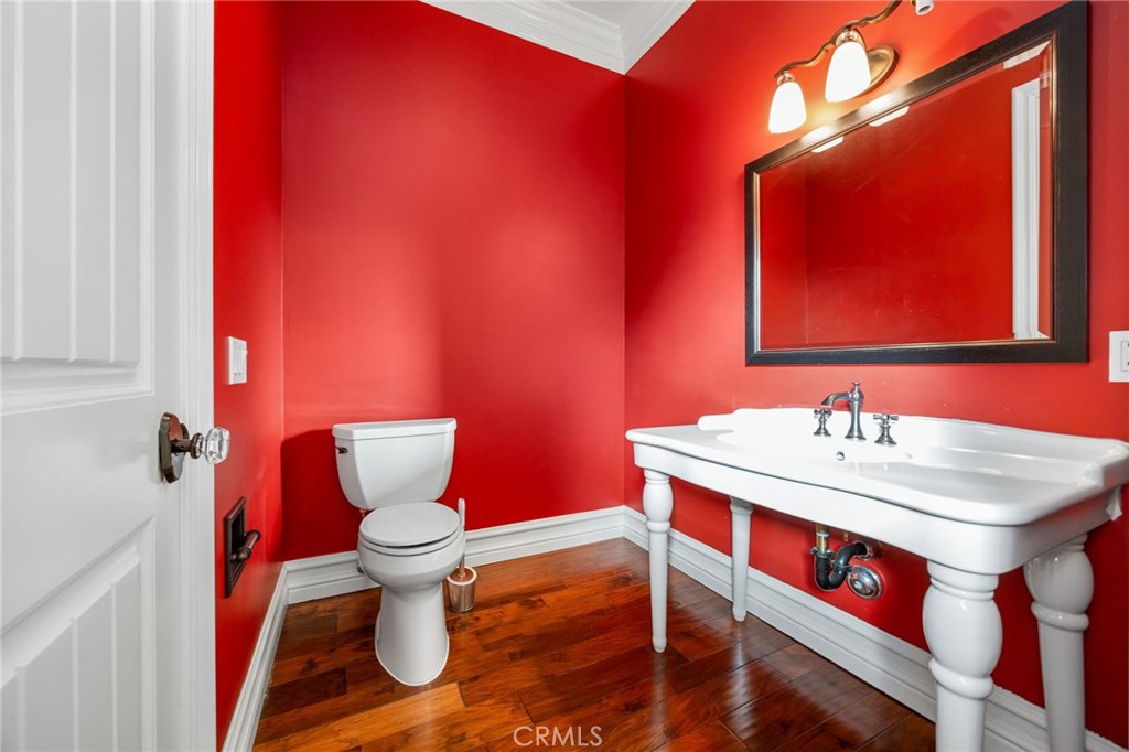 1450 North Nicky Way Orange, CA 92869 - Photo 37 of 64 a bathroom with a sink and a toilet