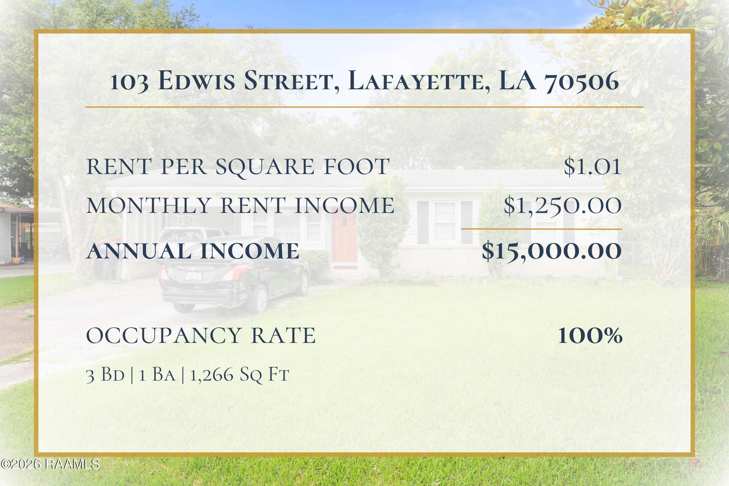 103 Edwis Street Lafayette, LA 70506 - Photo 2 of 7 103 Edwis - MLS Photos