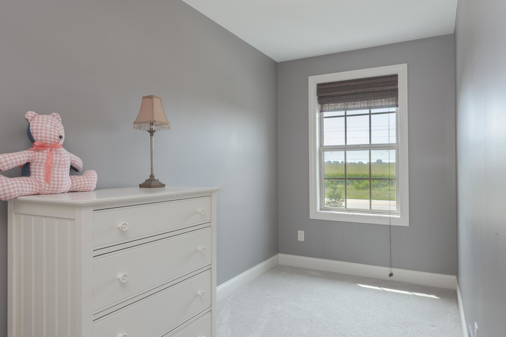 2610 Shepard Road Normal, IL 61761 - Photo 27 of 46 a room with a window and chandelier fan
