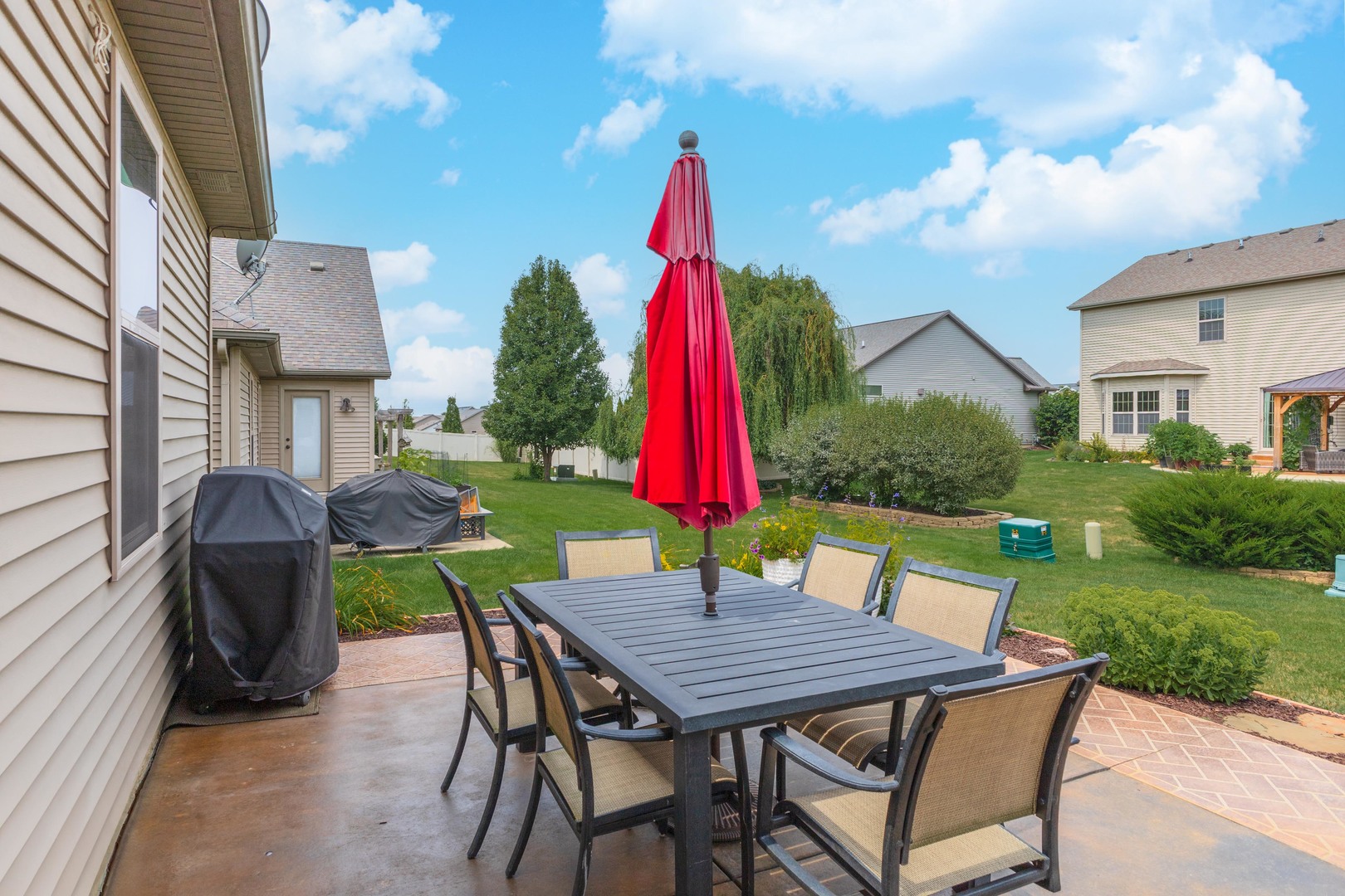 2610 Shepard Road Normal, IL 61761 - Photo 40 of 46 a view of a backyard with furniture and a backyard