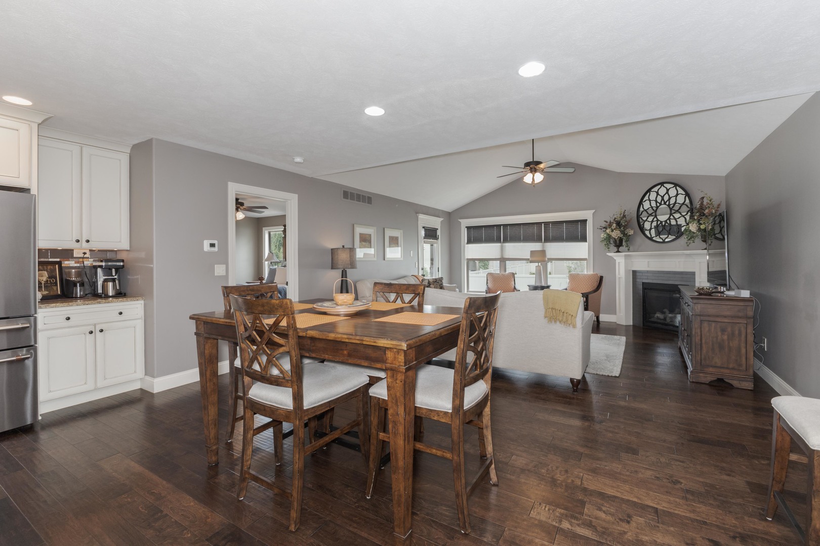 2610 Shepard Road Normal, IL 61761 - Photo 9 of 46 a view of a dining room with furniture and wooden floor