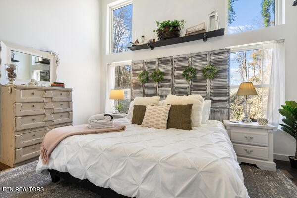 667 Turkey Nest Road Gatlinburg, TN 37738 - Photo 13 of 29 a bedroom with a large bed and a window