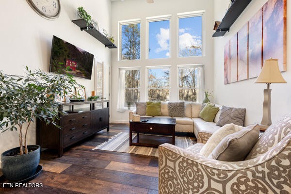 667 Turkey Nest Road Gatlinburg, TN 37738 - Photo 7 of 29 a living room with furniture and a flat screen tv