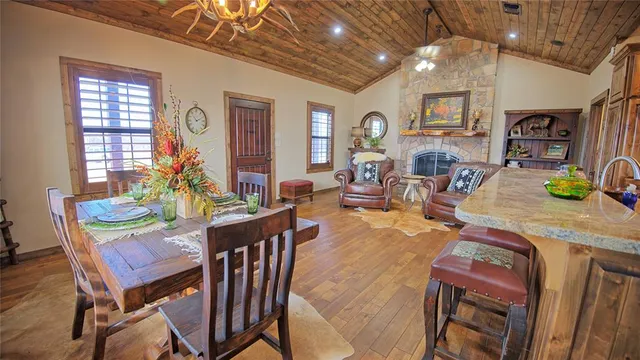 a view of snow on the side of a road