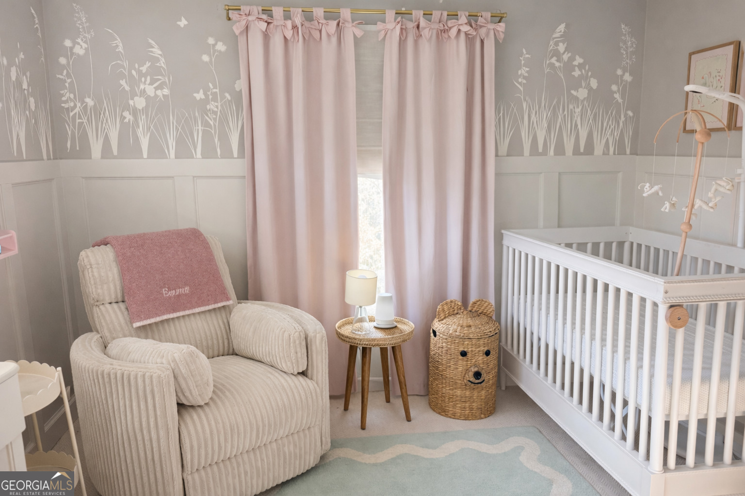 3045 Hitt Road Cumming, GA 30041 - Photo 23 of 46 a bedroom with furniture and a large window