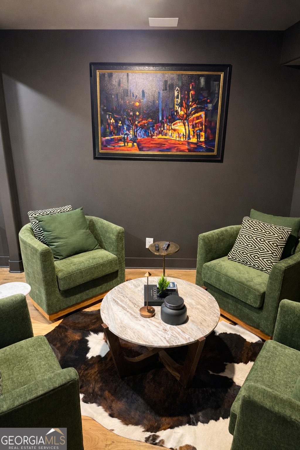 3045 Hitt Road Cumming, GA 30041 - Photo 33 of 46 a living room with furniture and a dining table