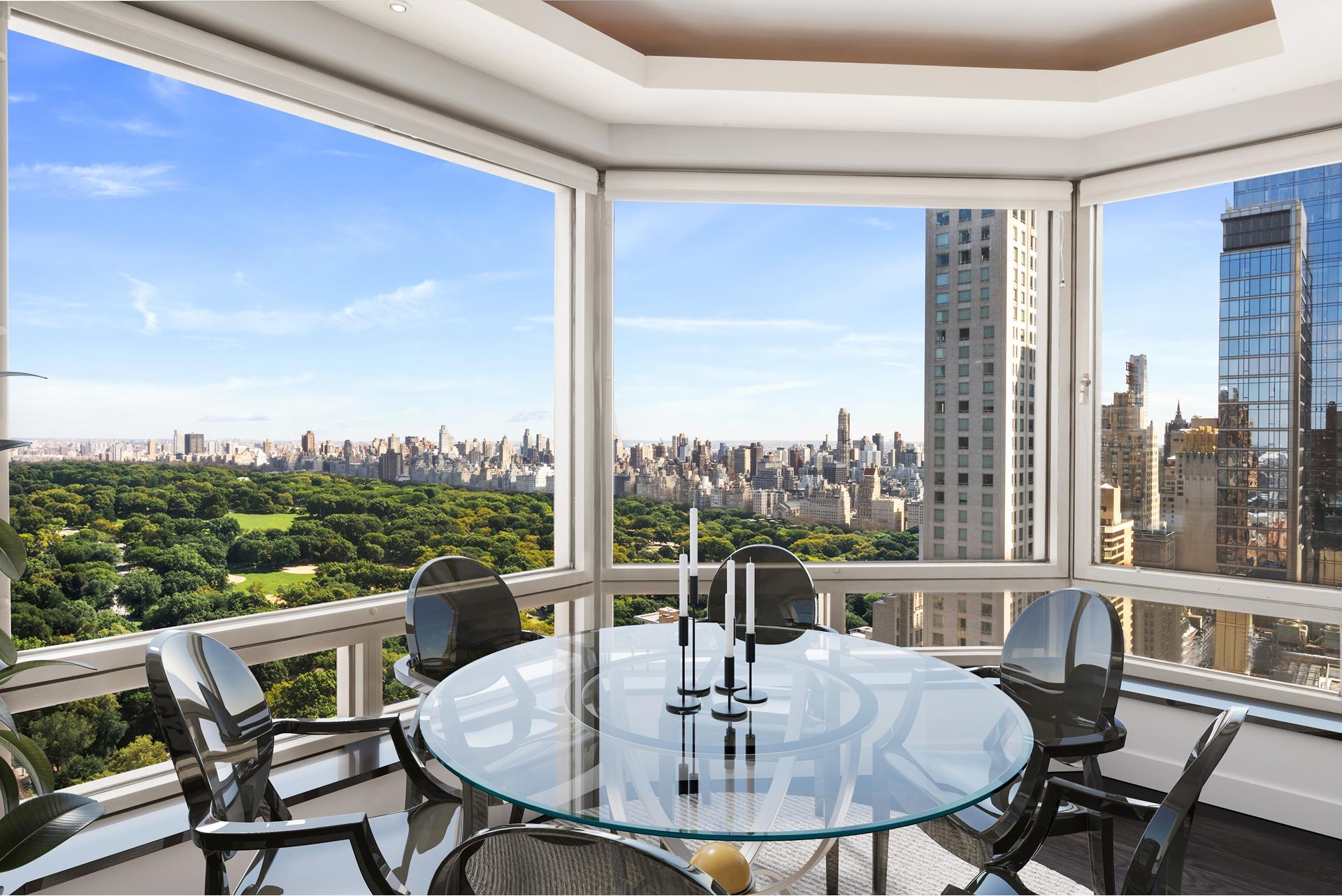 301 West 57th Street, Unit 38B Manhattan, NY 10019 - Photo 3 of 17 a view of a balcony and table