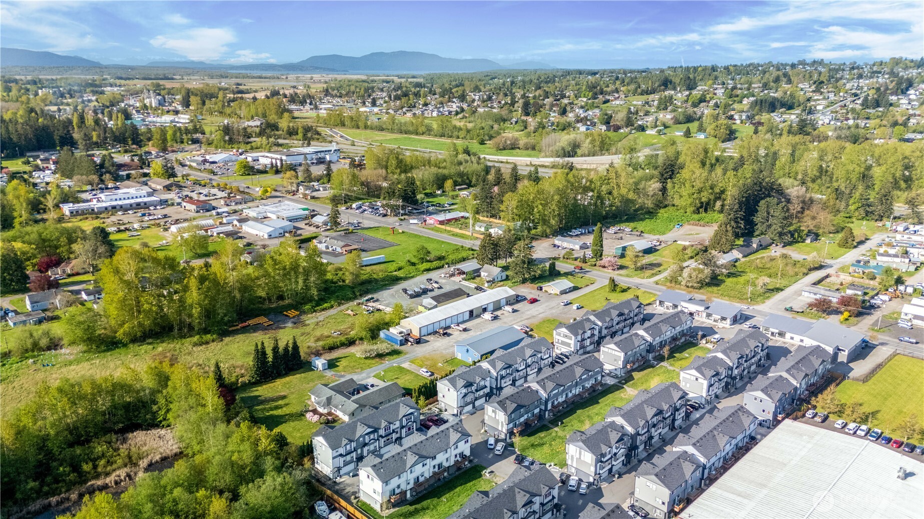 1817 Eastgate Loop Ferndale, WA 98248 - Photo 24 of 32 a view of a city with a lake