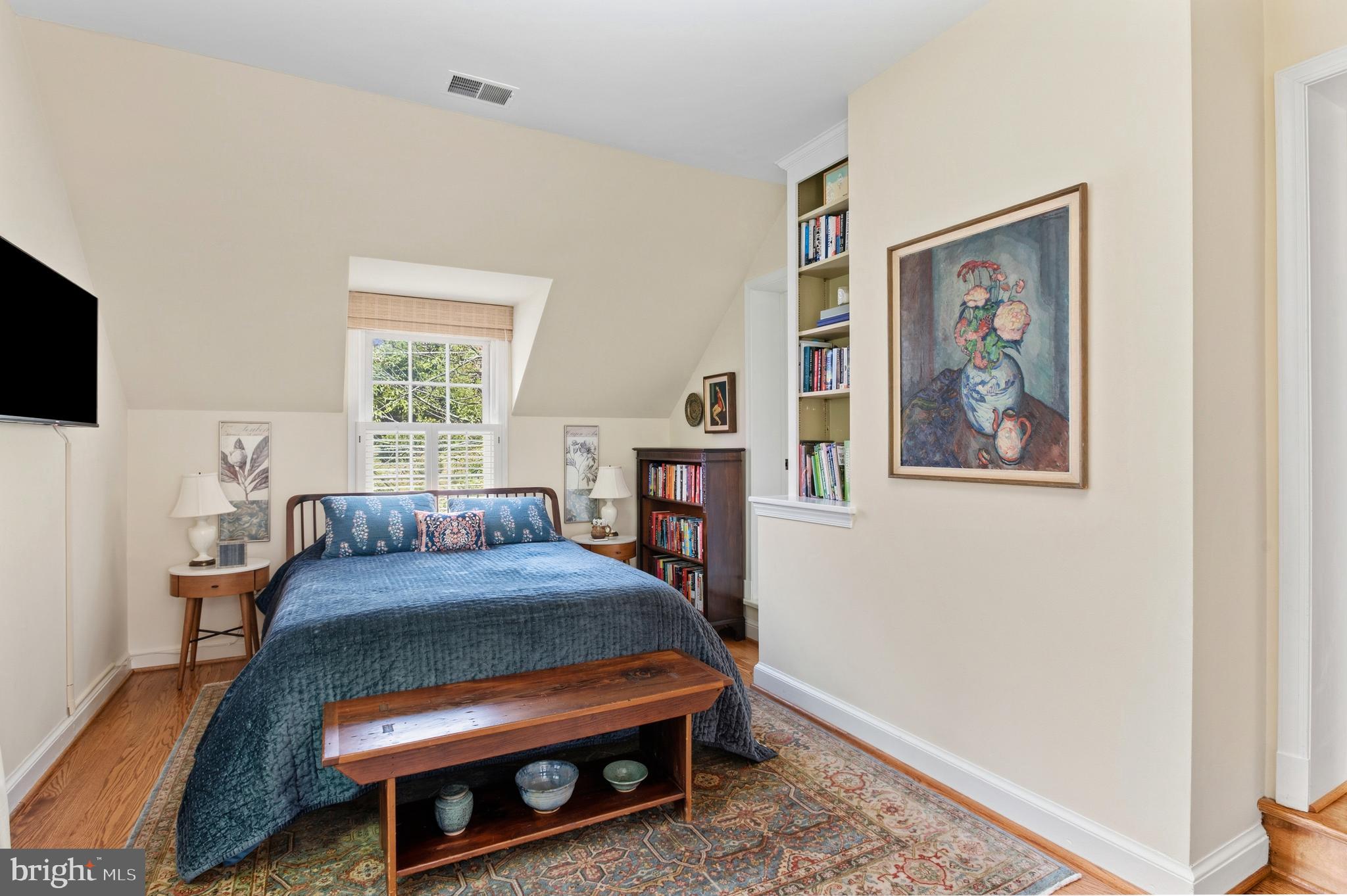 5202 Portsmouth Road Bethesda, MD 20816 - Photo 22 of 43 a bedroom with a bed and a window