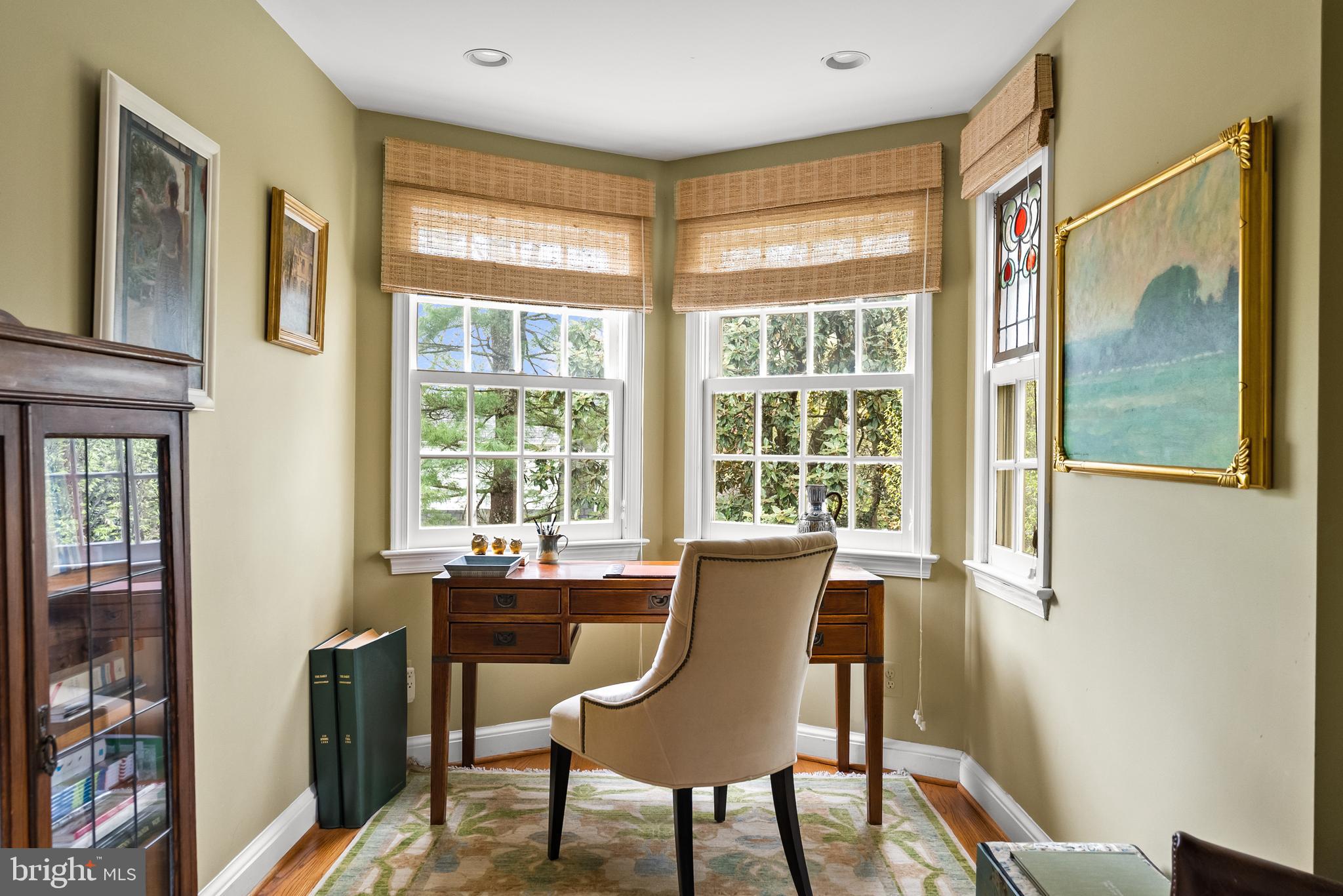 5202 Portsmouth Road Bethesda, MD 20816 - Photo 24 of 43 a view of a dining room with furniture window and outside view
