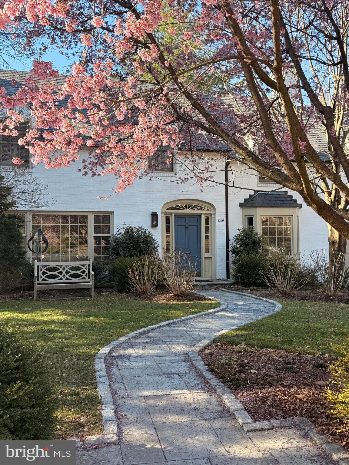 5202 Portsmouth Road Bethesda, MD 20816 - Photo 38 of 43 a front view of a house with garden