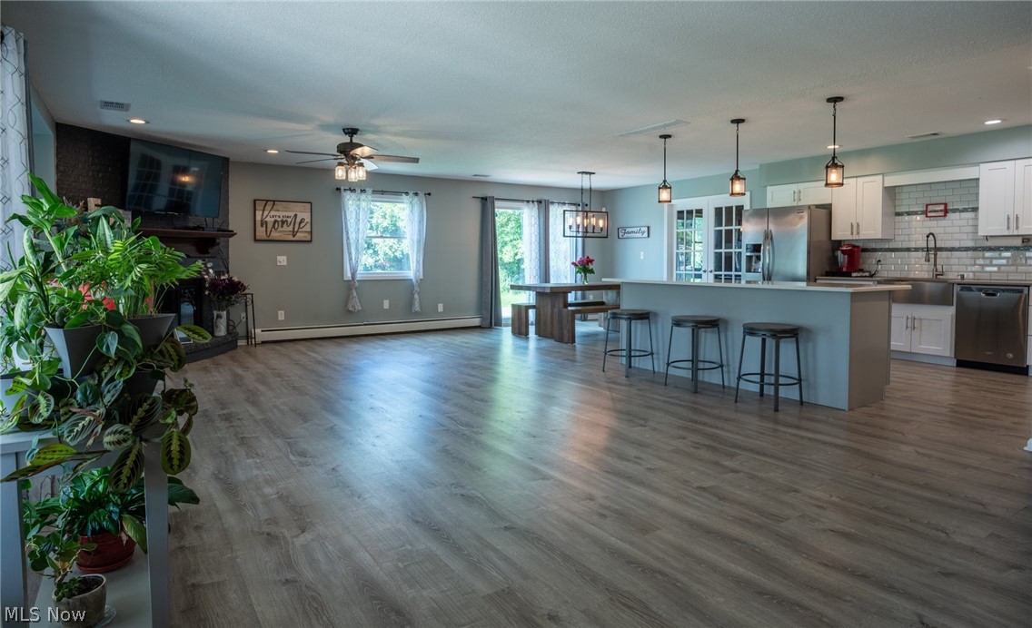 42220 Butternut Ridge Road Elyria, OH 44035 - Photo 5 of 35 Open Concept with Life Proof vinyl plank flooring