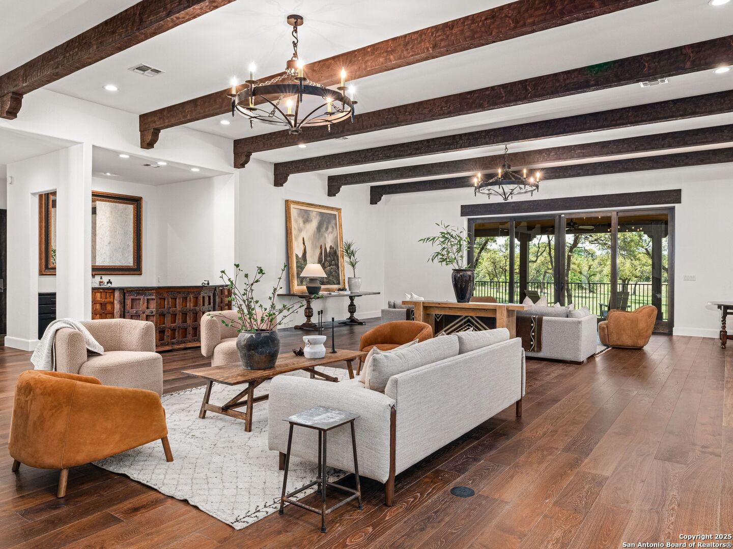 862 Grape Creek Road Fredericksburg, TX 78624 - Photo 53 of 90 a living room with furniture and a large window