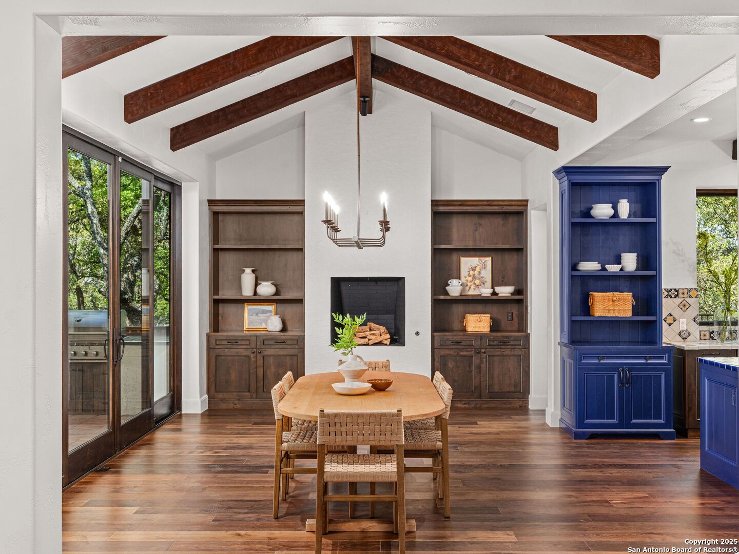 862 Grape Creek Road Fredericksburg, TX 78624 - Photo 59 of 90 a living room with furniture and wooden floor