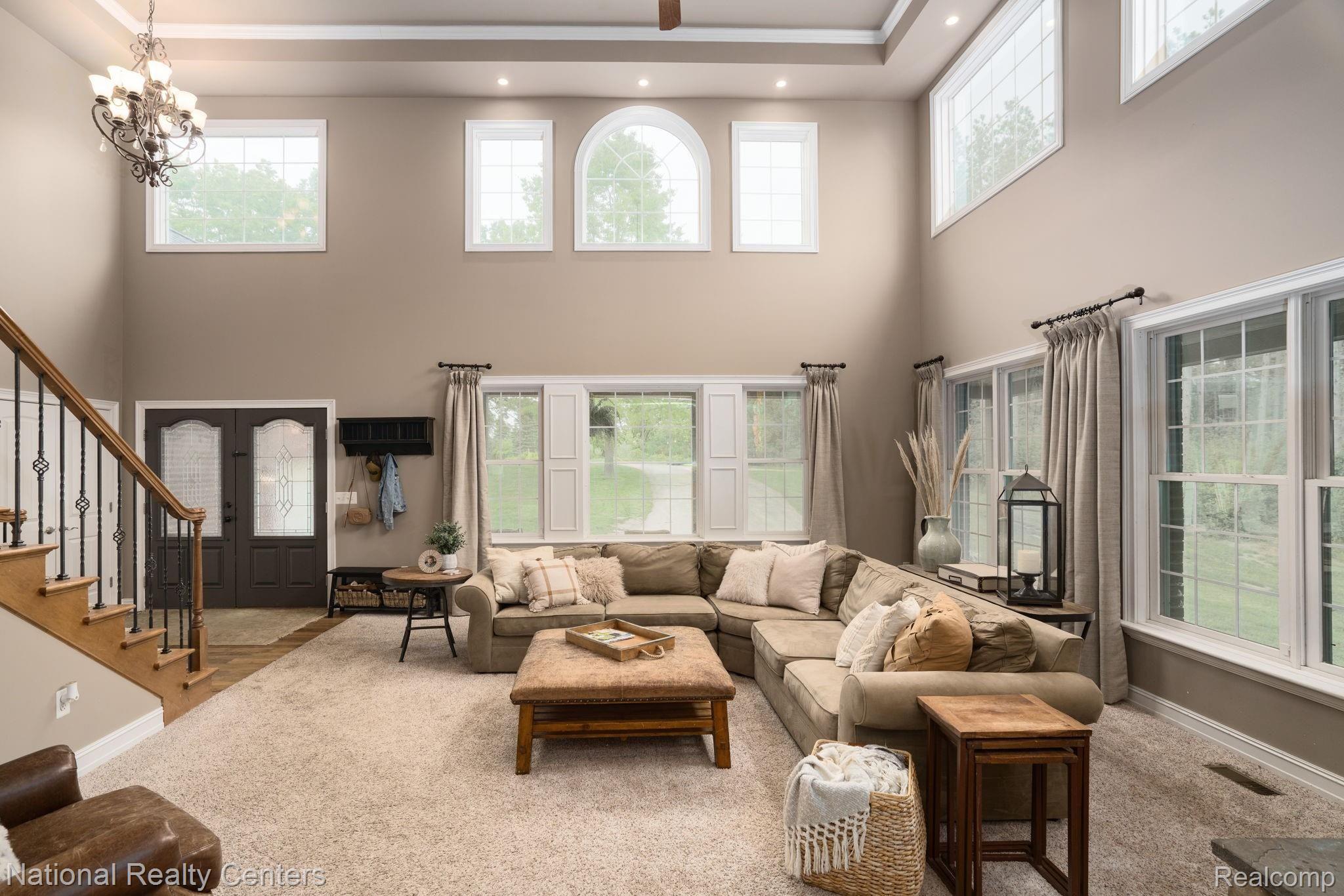 1280 Inwood Road Rochester, MI 48306 - Photo 9 of 47 Elegant crown molding and massive windows