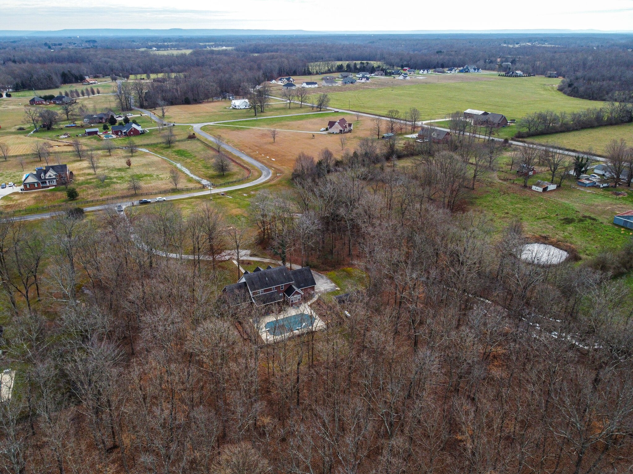 918 Urban Farms Road Manchester, TN 37355 - Photo 60 of 63 a view of a lake with a mountain