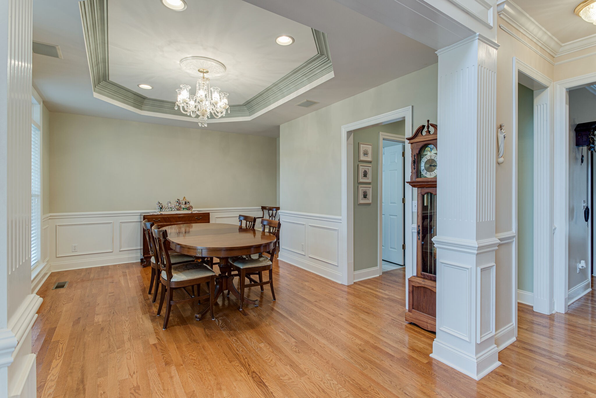 918 Urban Farms Road Manchester, TN 37355 - Photo 9 of 63 a view of a dining room with furniture and wooden floor