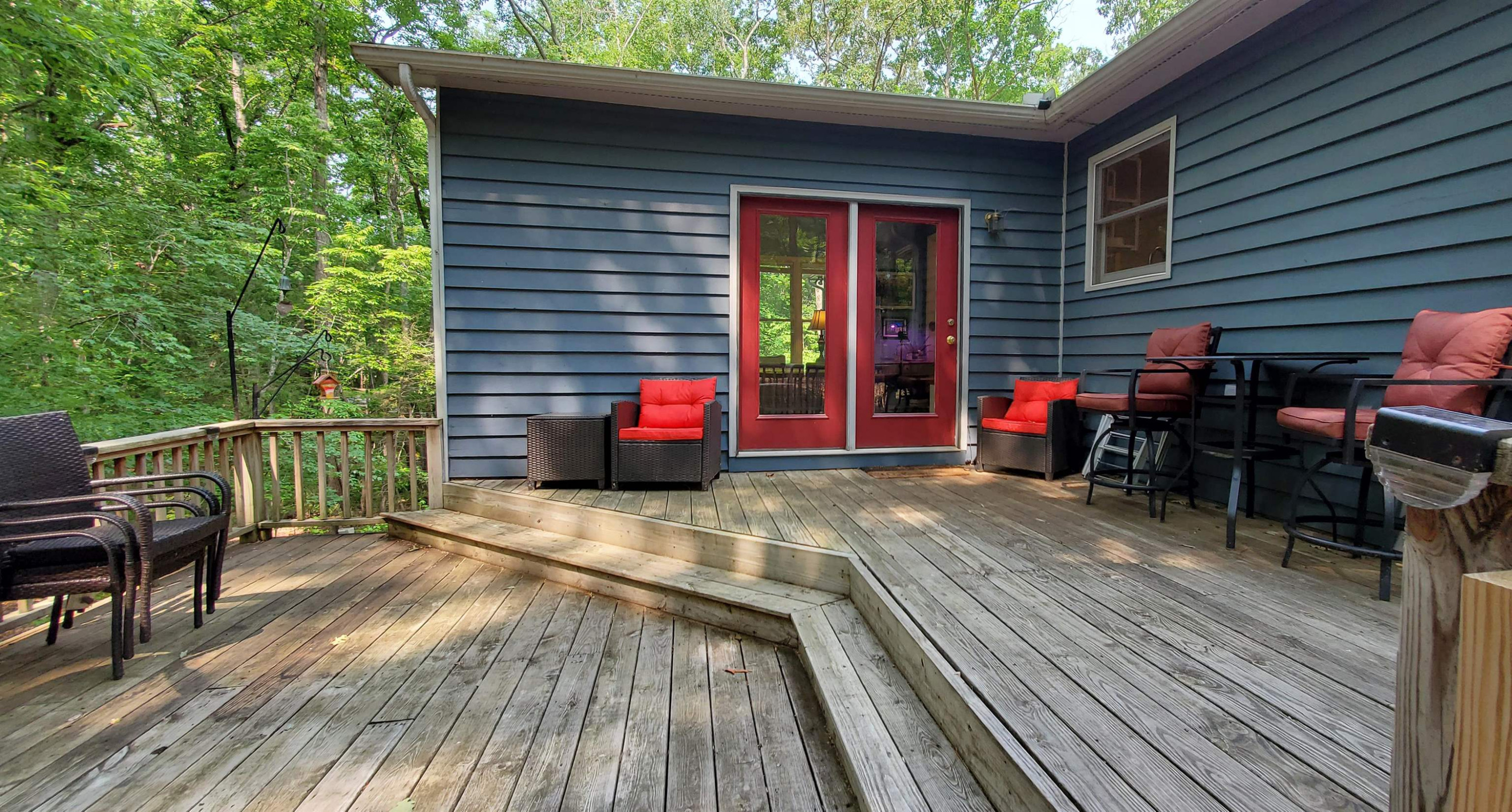 3200 Twin Streams Road Chapel Hill, NC 27516 - Photo 41 of 46 a view of a chairs on the deck
