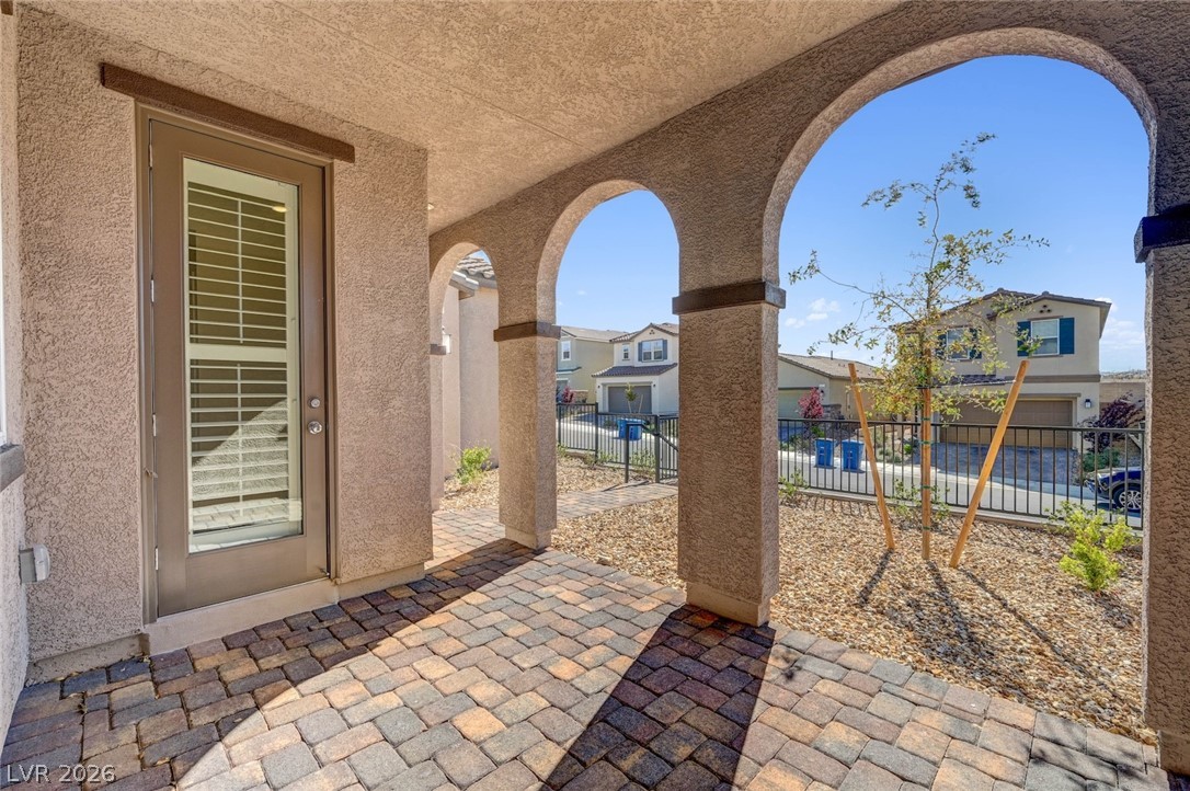 3548 Dimora Street Henderson, NV 89044 - Photo 7 of 40 View of patio / terrace with fence and a residential view