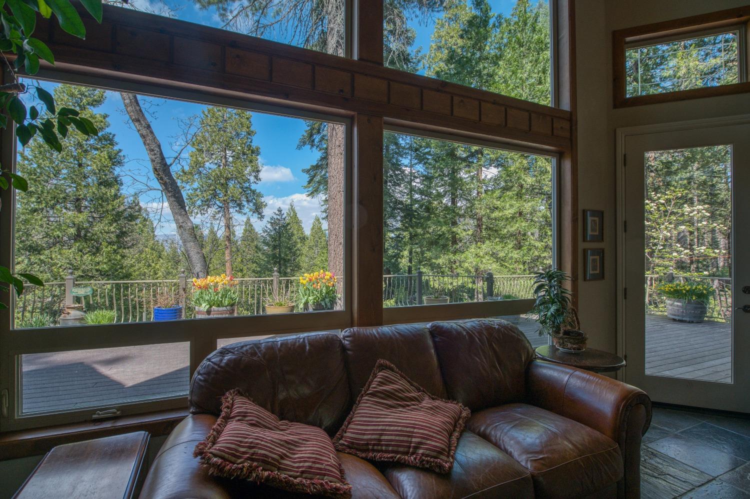 42676 Granite Circle Shaver Lake, CA 93664 - Photo 71 of 99 a living room with couch and a large window