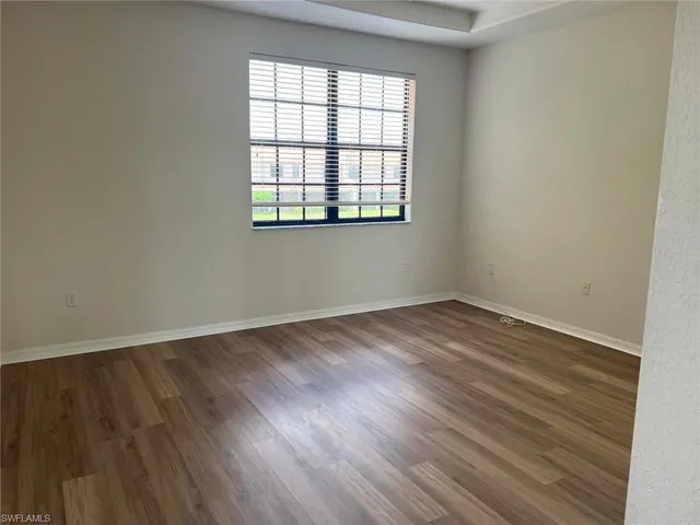 a view of small space with empty racks