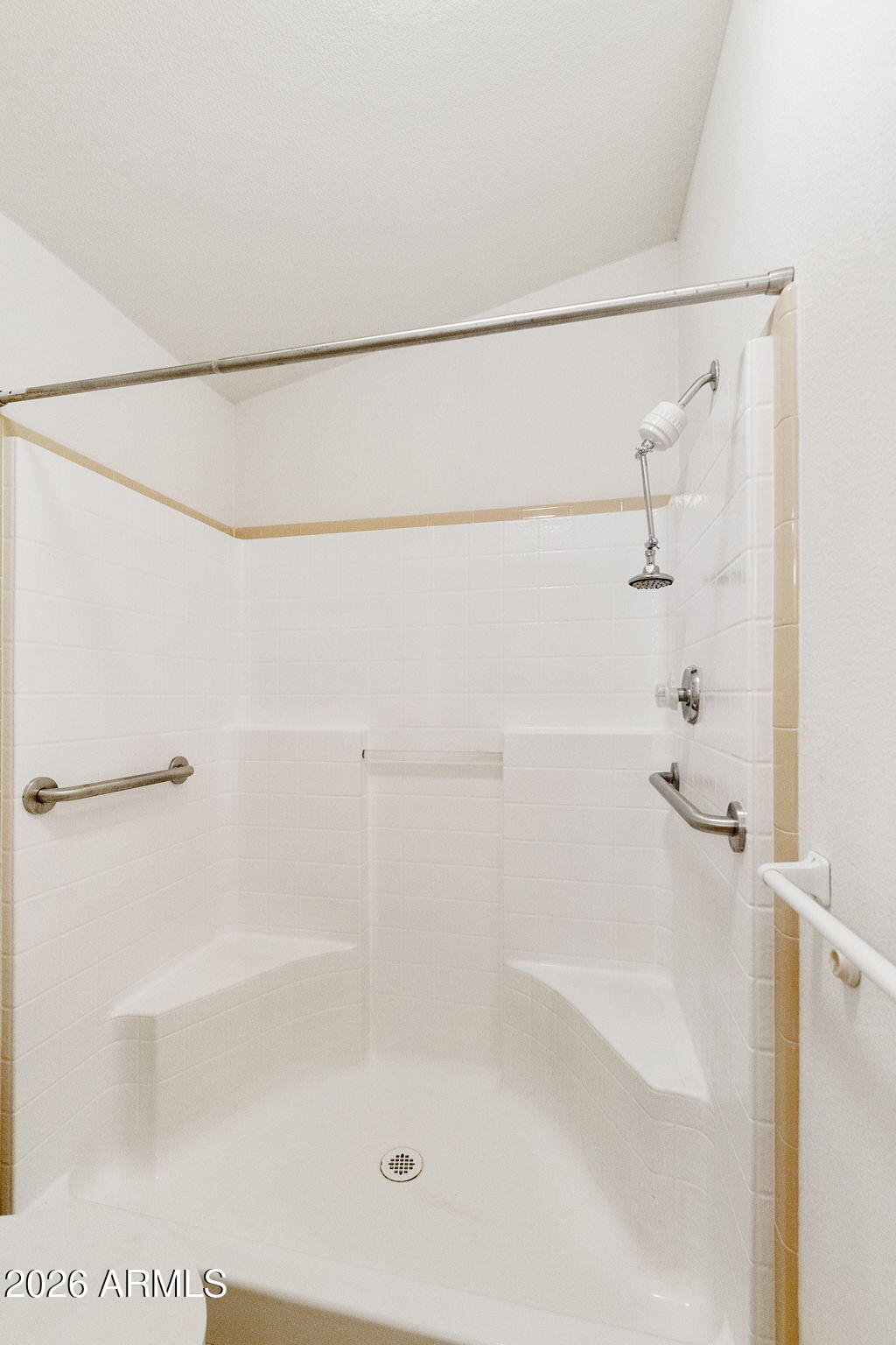 3700 South Tomahawk Road, Unit 73 Apache Junction, AZ 85119 - Photo 16 of 49 a bathroom with a shower and a bath tub