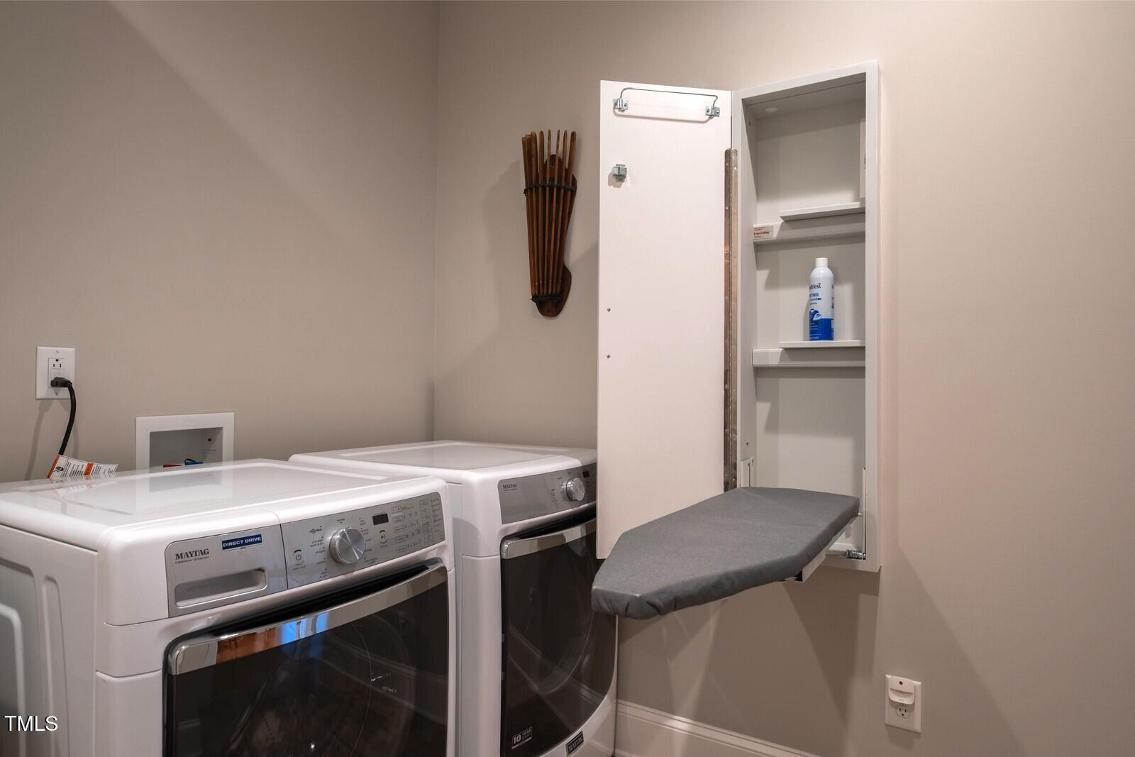 4331 Millcreek Circle Pittsboro, NC 27312 - Photo 24 of 56 a utility room with dryer and washer