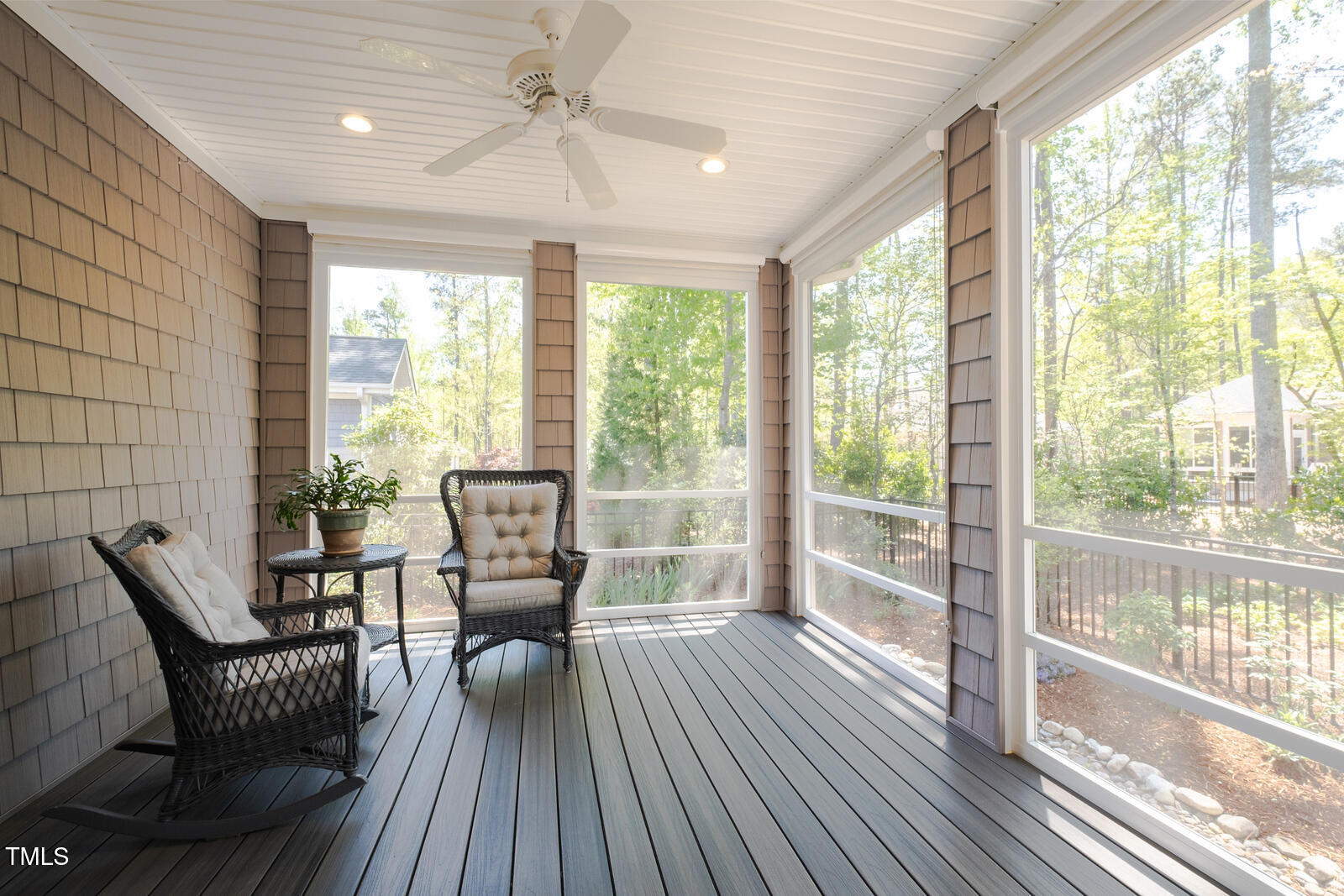 4331 Millcreek Circle Pittsboro, NC 27312 - Photo 43 of 56 a view of a room with furniture wooden floor and outside view