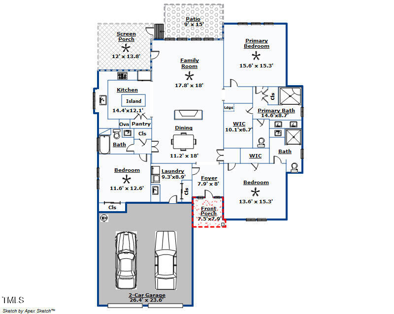 4331 Millcreek Circle Pittsboro, NC 27312 - Photo 56 of 56 4331 Millcreek floorplan