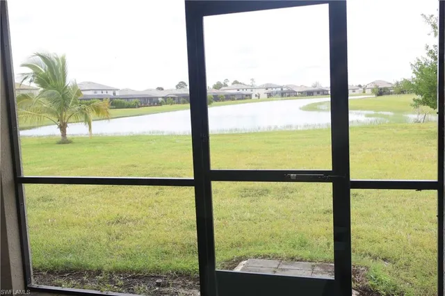 a view of an ocean from a window