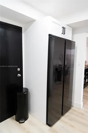 a close view of closet