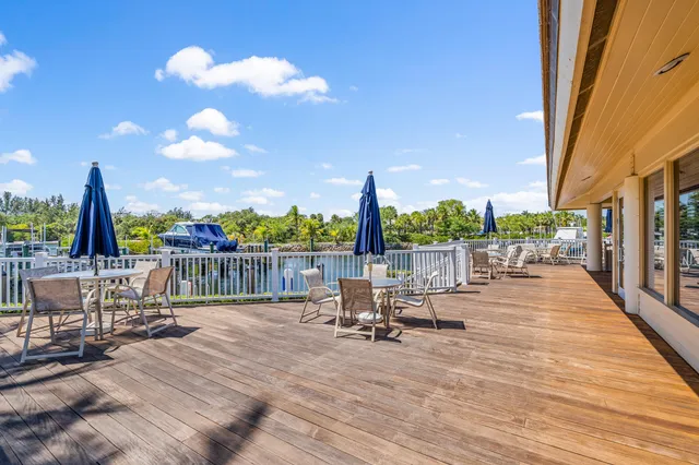 a view of an ocean and a yard