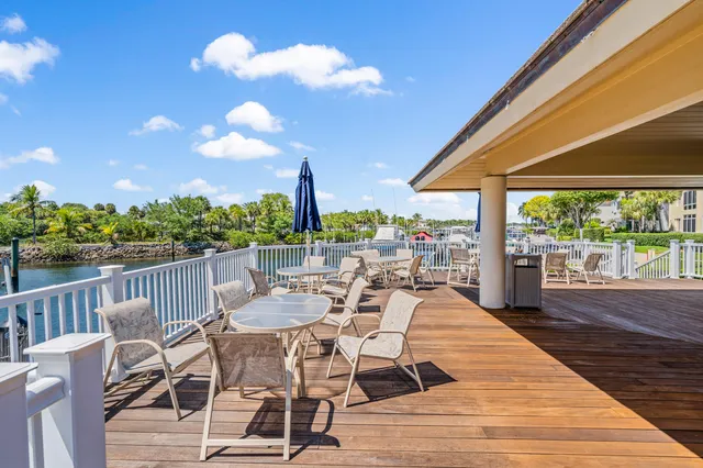 a view of a lake with outdoor space