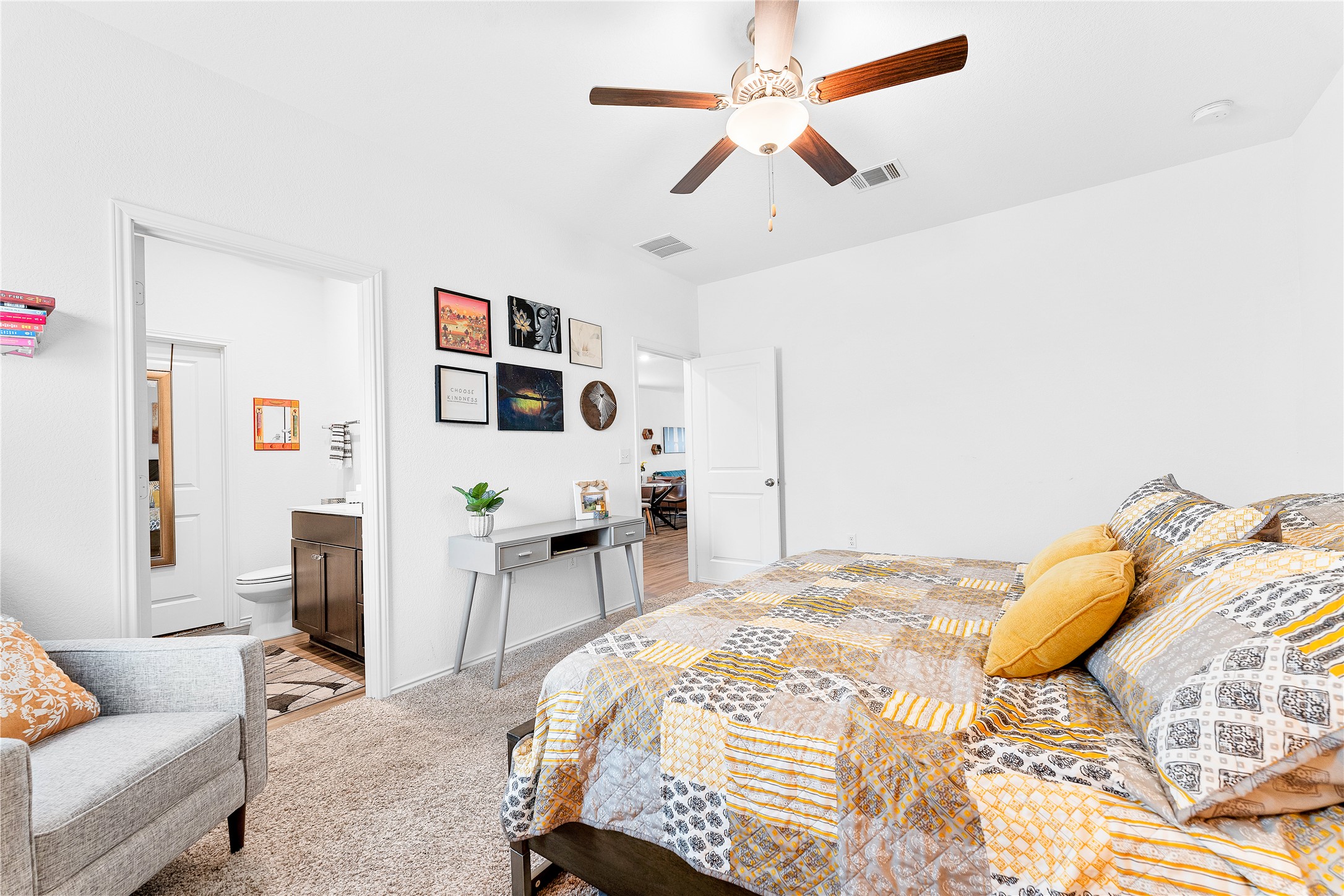 6009 Jagger Avenue Austin, TX 78747 - Photo 15 of 24 a bedroom with a bed couch and a window