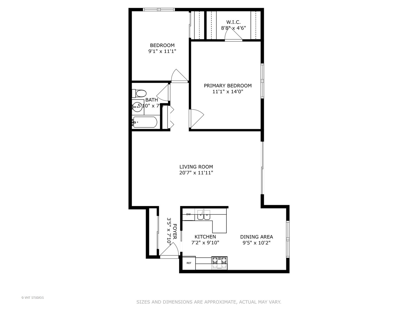 801 East Miner Street, Unit 1A Arlington Heights, IL 60004 - Photo 21 of 21 a picture of a floor plan